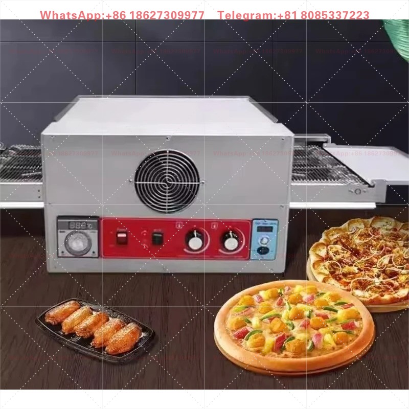 Pizza Conveyor Oven - 상업용 12인치 스테인리스 스틸 전기 회전식