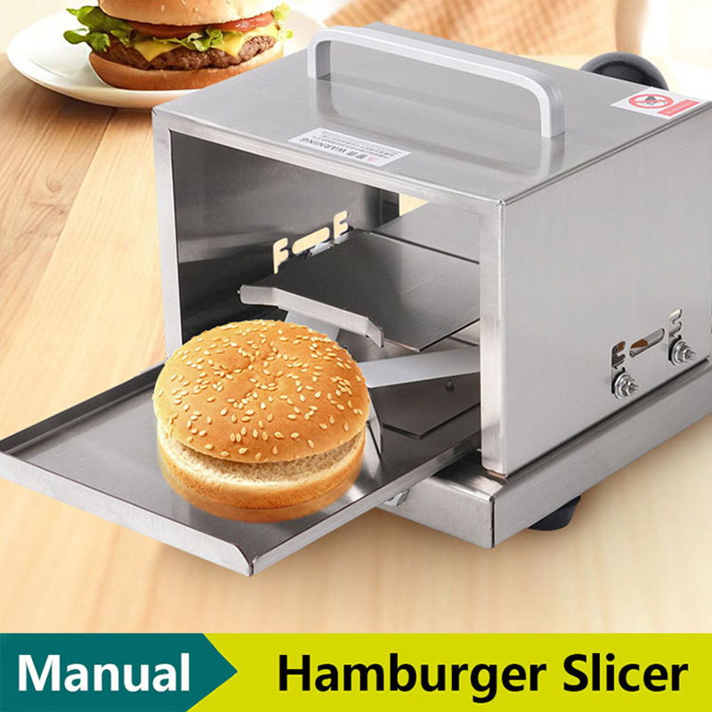 Commercial Bread Slicer - 상업용 수동 빵 슬라이서 스테인리스 스틸