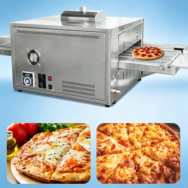 Pizza Conveyor Oven - 다중 에너지원 지원 컨베이어 피자 오븐