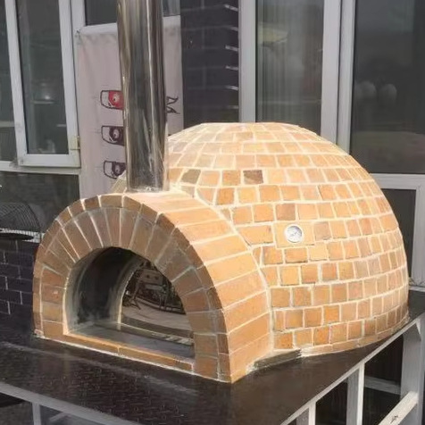 Pizza Conveyor Oven - 피자 오븐 벽돌 판매 작업 진행