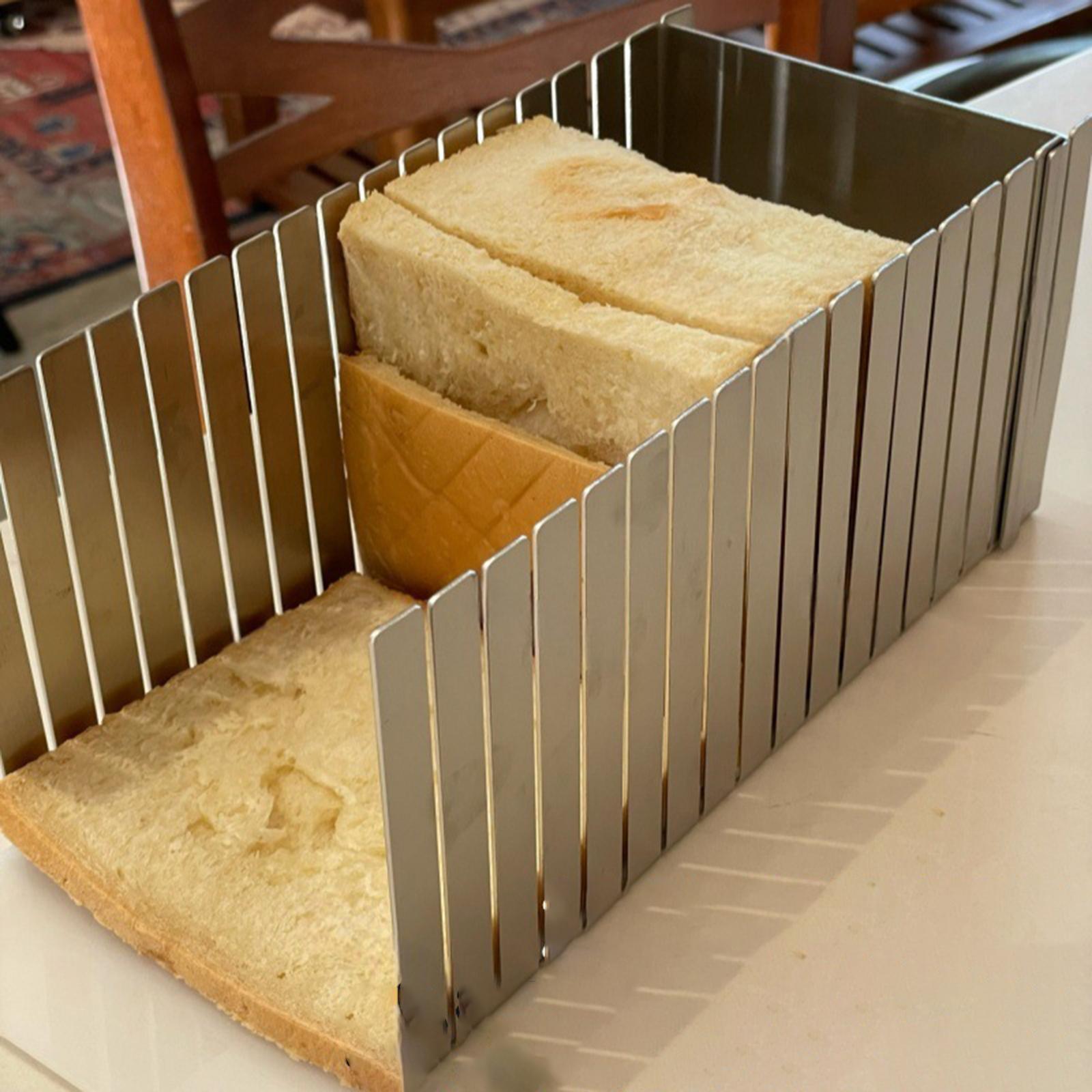 Commercial Bread Slicer - 스테인레스 스틸 빵 슬라이서 주방 가제