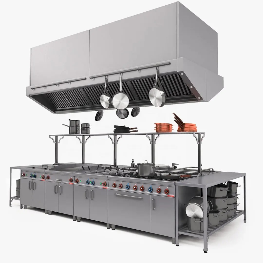 Commercial Kitchen Supplier - 서양식 스테인리스 스틸 중형 전문 상업용