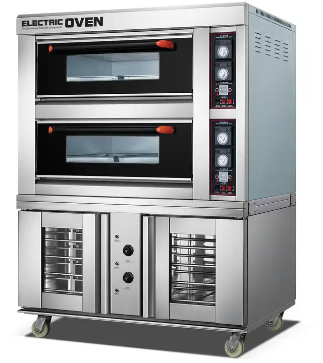Pizza Conveyor Oven - 상업용 1~2단 2~4트레이 가스 베이킹 빵