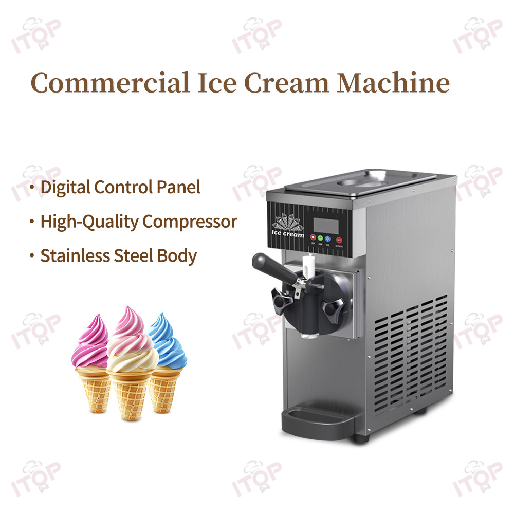 인기 상업용 호텔 주방 아이스크림 기계 데스크탑 소프트 - Commercial Kitchen Ice Machine 리뷰 및 가격