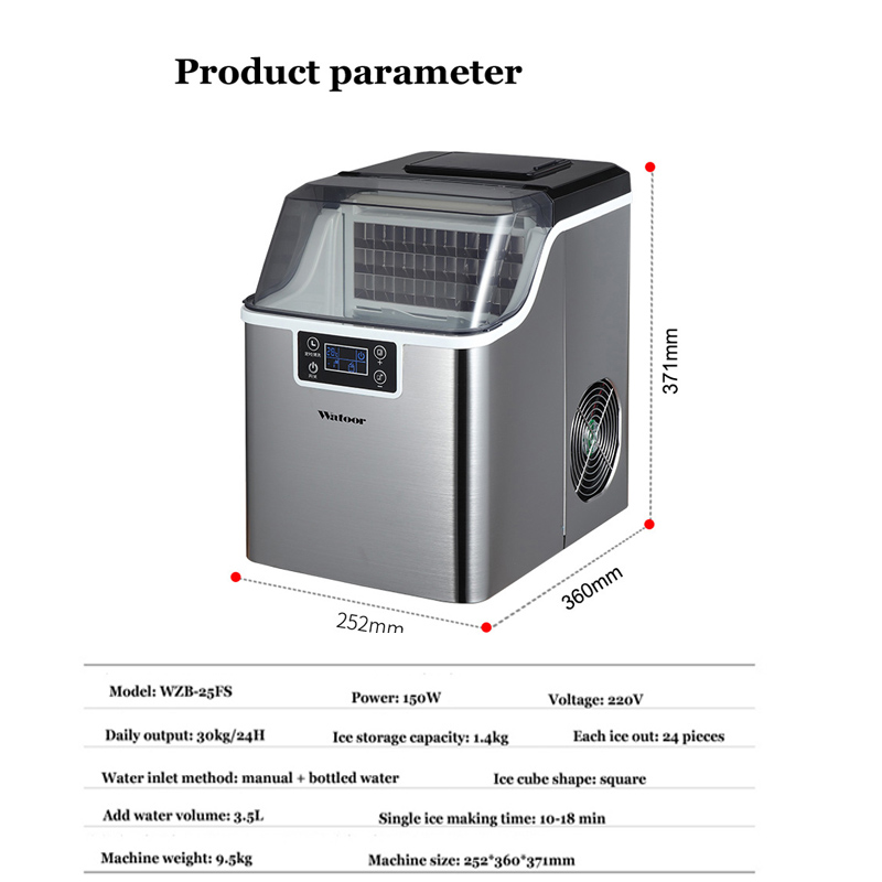 PBOBP 아이스 큐브 메이커 30KG 물 배출 펌프  - Commercial Kitchen Ice Machine 리뷰 및 가격