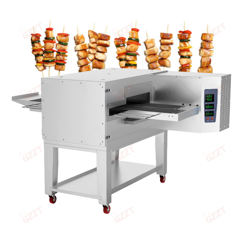 지능형 전기 컨베이어 크롤러 체인 타입 터널 바베큐 피 - Pizza Conveyor Oven 리뷰 및 가격