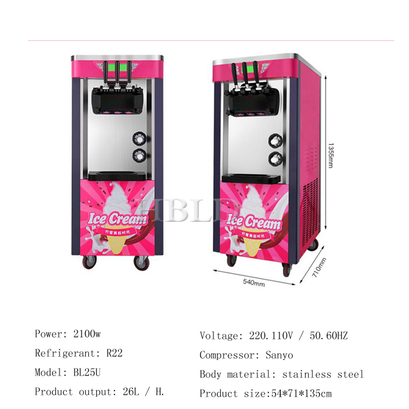 스테인리스 스틸 소프트 아이스크림 기계 (요거트 및 선 - Commercial Kitchen Ice Machine 리뷰 및 가격