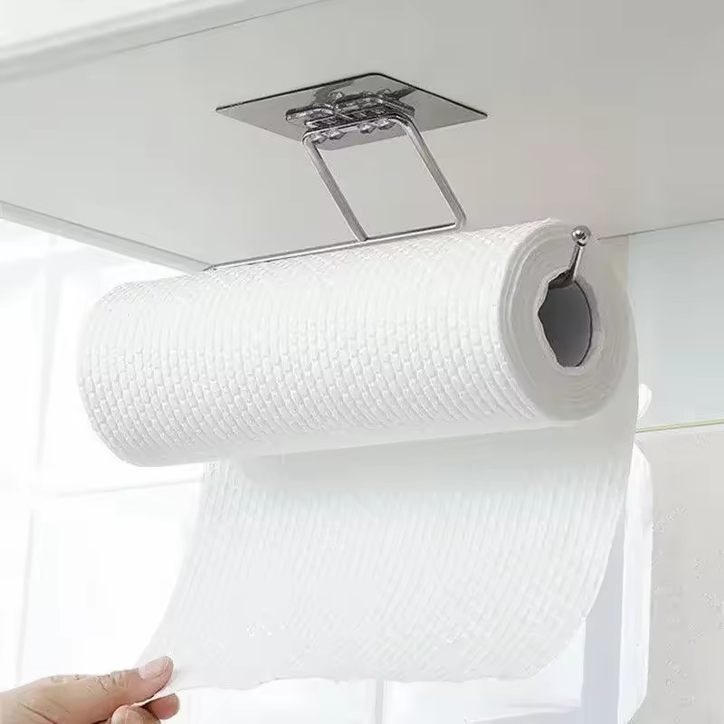 1PCS 주방 종이 수건 홀더 접착제 화장지 랙 수건  - Commercial Kitchen Towels 리뷰 및 가격