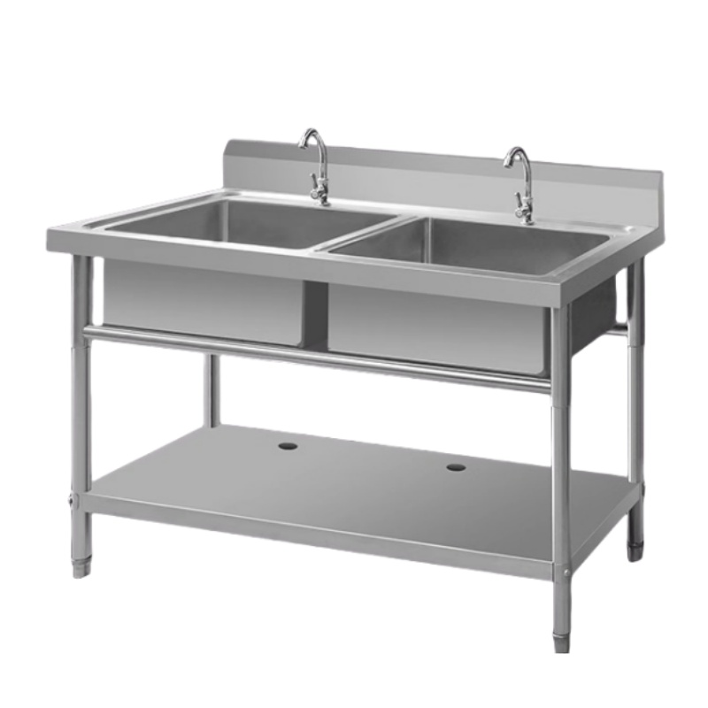 상업용 스테인레스 스틸 싱글 싱크 더블 3 더블 풀 세 - Commercial Kitchen Plumbing 리뷰 및 가격