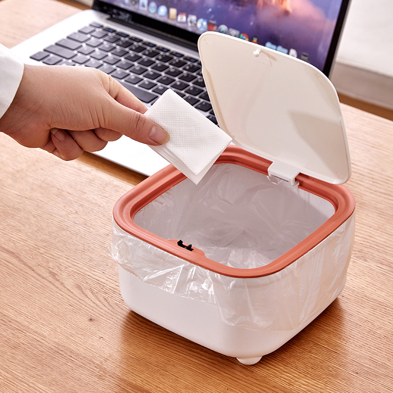 뚜껑이 있는 원형 쓰레기통, 발이 있는 흰색 쓰레기통, - Commercial Kitchen Bin 리뷰 및 가격