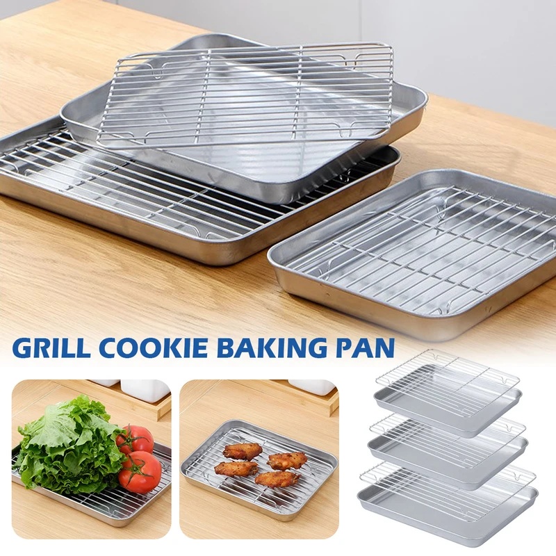 와이어 랙이 있는 스테인레스 스틸 베이킹 트레이 오븐  - Pizza Conveyor Oven 리뷰 및 가격