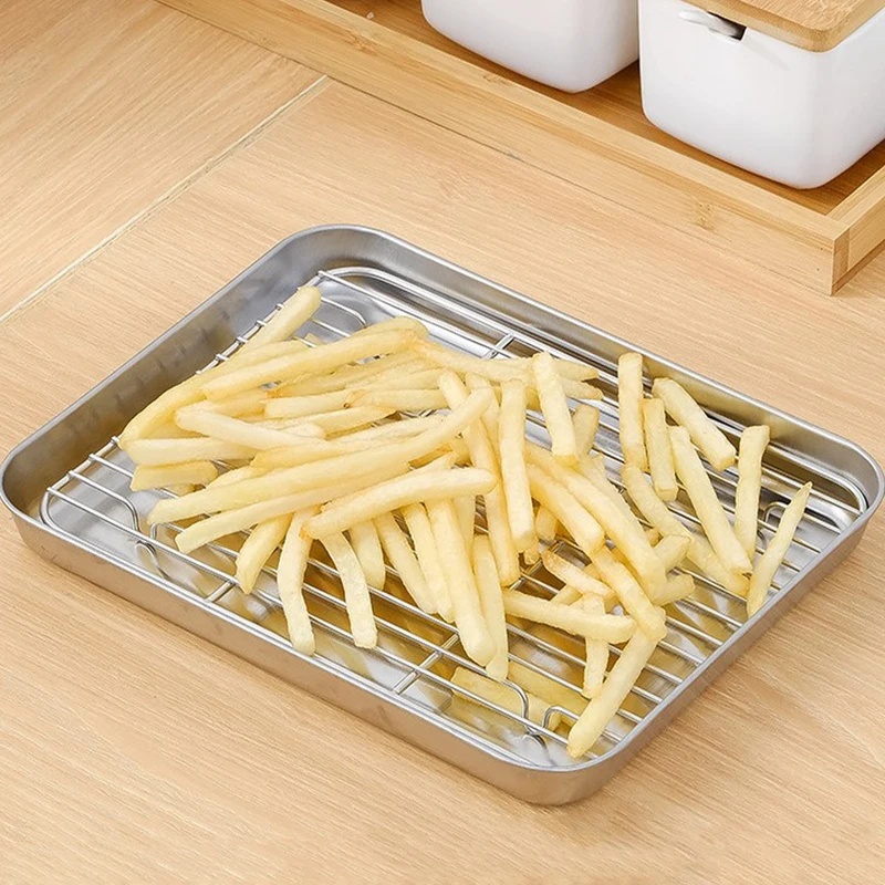 와이어 랙이 있는 스테인레스 스틸 베이킹 트레이 오븐  - Pizza Conveyor Oven 리뷰 및 가격