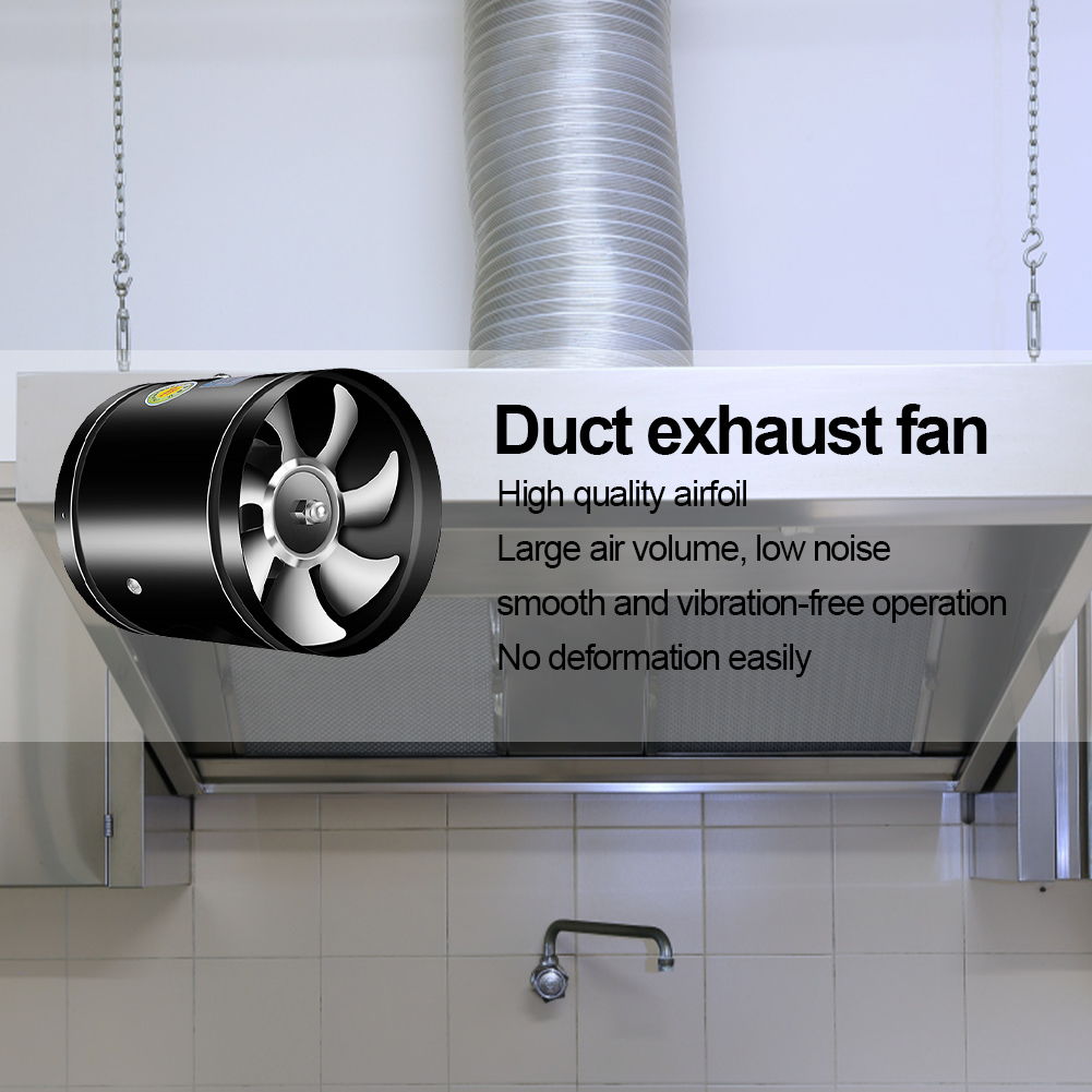 2800RPM 욕실 배기 팬 금속 4 6 8인치 파이프 - Commercial Kitchen Ventilation 리뷰 및 가격