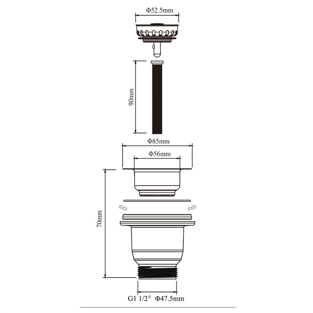 Talea 114MM 주방 싱크대, 스테인레스 스틸 바 - Commercial Kitchen Bin 리뷰 및 가격