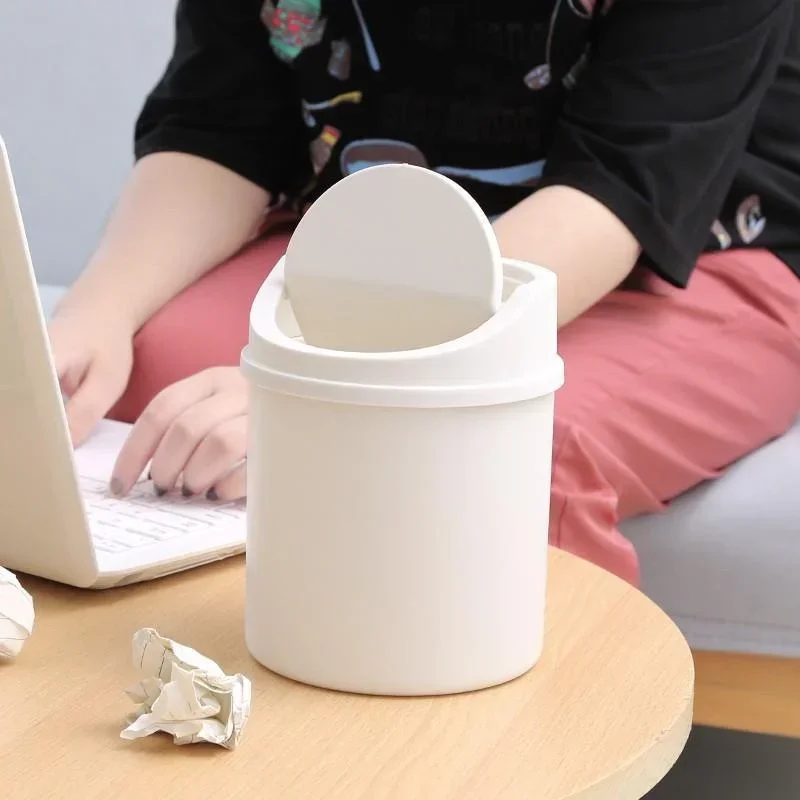 뚜껑이 있는 미니 데스크탑 쓰레기통, 침실 사무실 책상 - Commercial Kitchen Bin 리뷰 및 가격