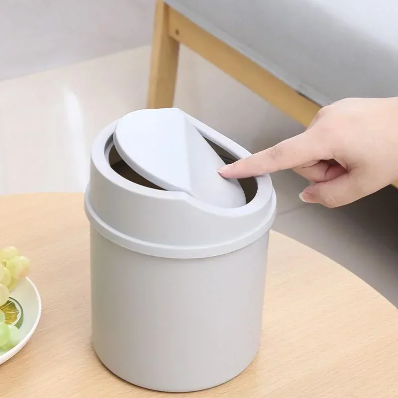 뚜껑이 있는 미니 데스크탑 쓰레기통, 침실 사무실 책상 - Commercial Kitchen Bin 리뷰 및 가격