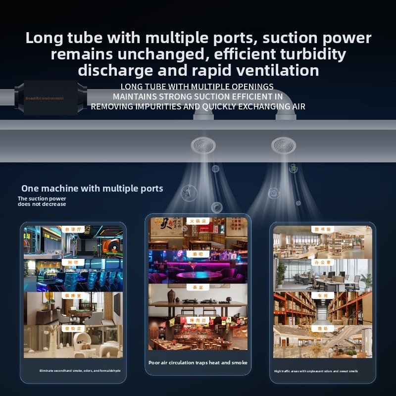 신선한 공기 시스템 저소음 송풍기, 덕트형 대형 배기팬 - Commercial Kitchen Ventilation System 리뷰 및 가격