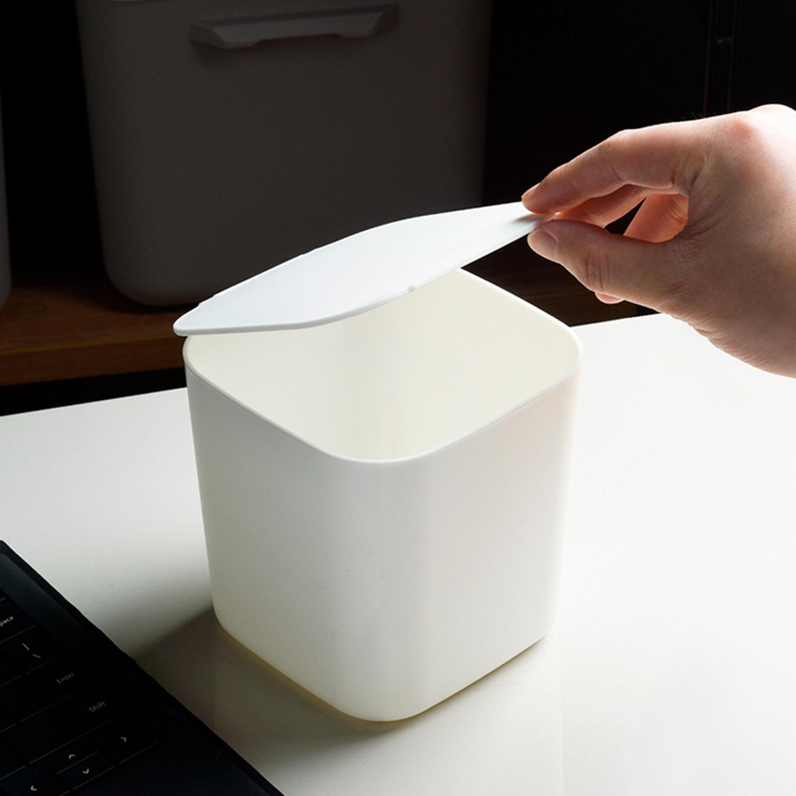 뚜껑이 있는 미니 쓰레기통, 사무실 책상, 침실, 자동 - Commercial Kitchen Bin 리뷰 및 가격