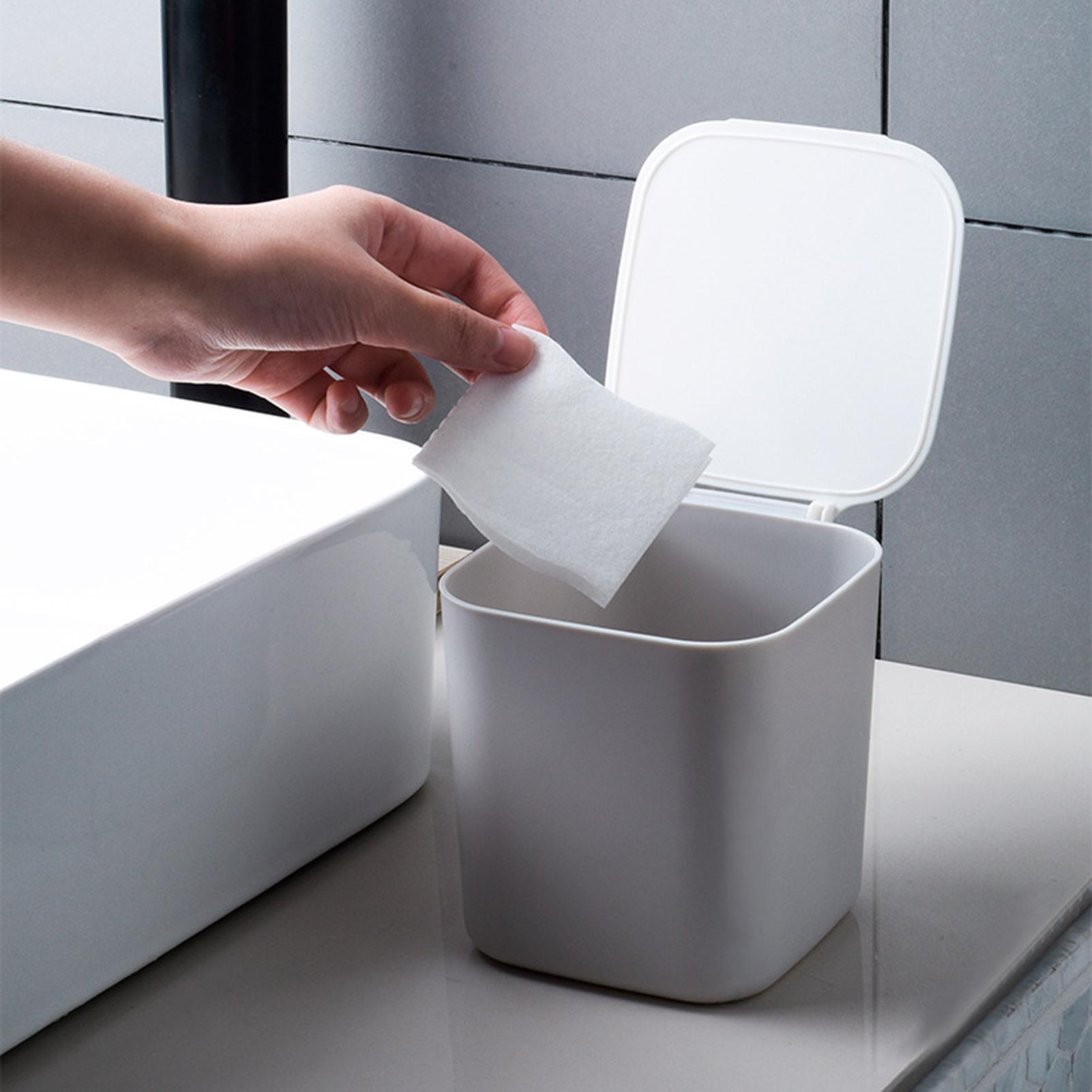 뚜껑이 있는 미니 쓰레기통, 사무실 책상, 침실, 자동 - Commercial Kitchen Bin 리뷰 및 가격