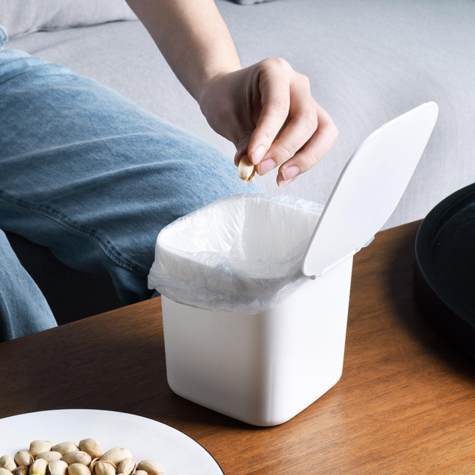 뚜껑이 있는 미니 쓰레기통, 사무실 책상, 침실, 자동 - Commercial Kitchen Bin 리뷰 및 가격