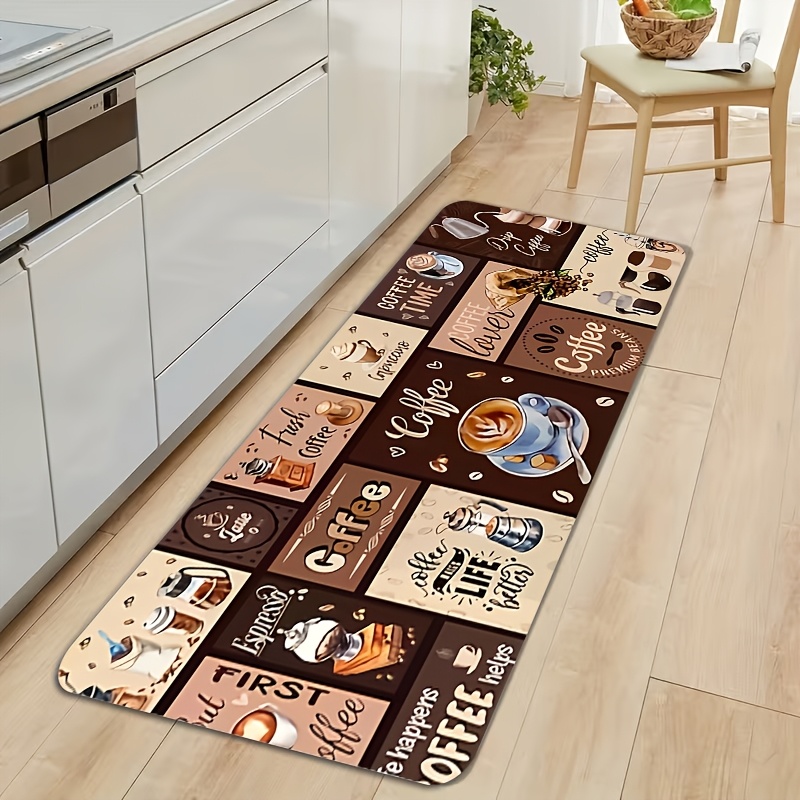 멀티 그리드 커피 쿼트 프린트 롱 러너 러그 플로어 카 - Commercial Kitchen Quotes 리뷰 및 가격