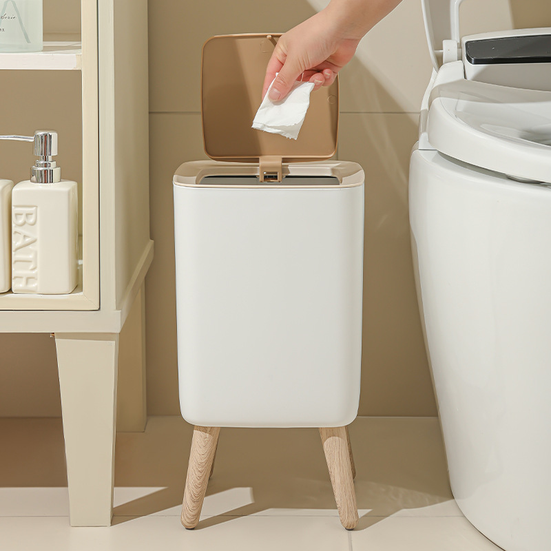10L 흰색 나무 쓰레기통(뚜껑 포함), 거실, 욕실, - Commercial Kitchen Bin 리뷰 및 가격