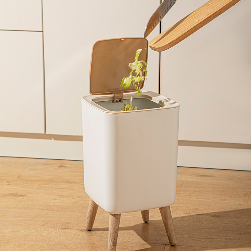 10L 흰색 나무 쓰레기통(뚜껑 포함), 거실, 욕실, - Commercial Kitchen Bin 리뷰 및 가격