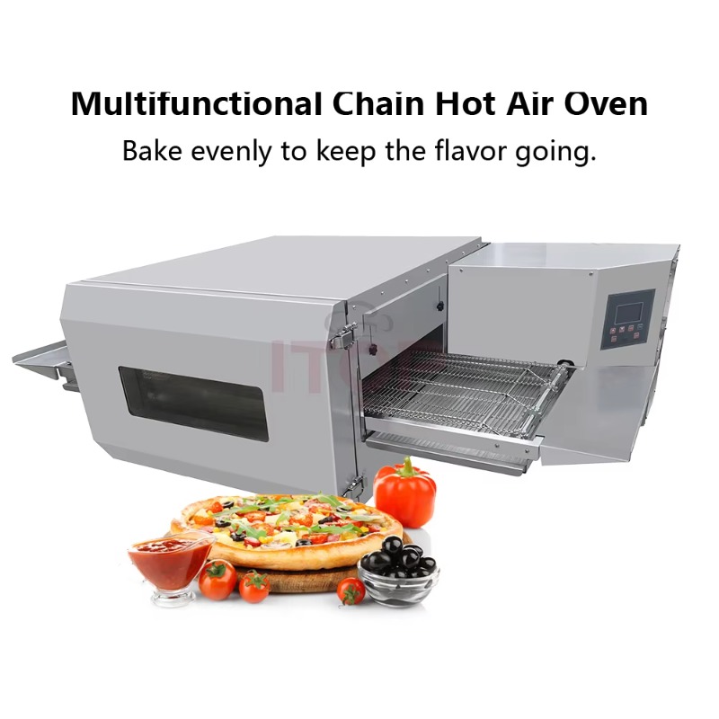 상업용 체인 컨베이어 터널 피자 오븐 가스 겸용 연속  - Pizza Conveyor Oven 리뷰 및 가격