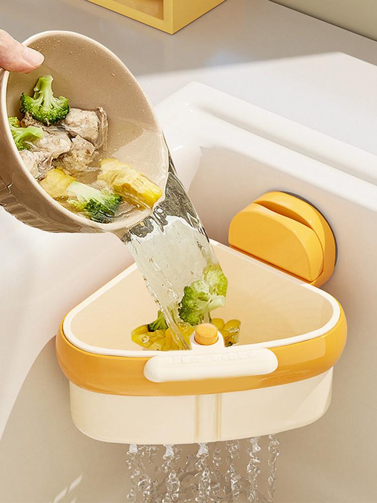 흡착식 싱크대 배수구 바구니 음식물 쓰레기 수집기 삼각 - Commercial Kitchen Bin 리뷰 및 가격