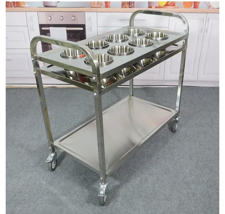스테인리스 스틸 2단 이동식 조미료 트럭, 상업용 셀프 - Commercial Kitchen Plumbing 리뷰 및 가격