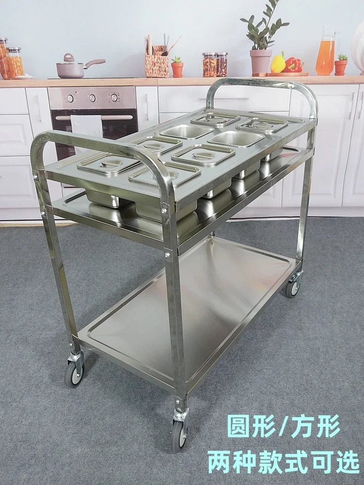 스테인리스 스틸 2단 이동식 조미료 트럭, 상업용 셀프 - Commercial Kitchen Plumbing 리뷰 및 가격