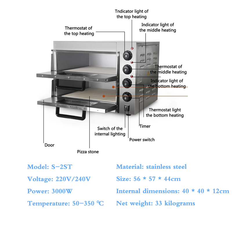 도매 주방 장비 공급업체 피자 메이커 오븐 스테인리스  - Commercial Kitchen Supplier 리뷰 및 가격