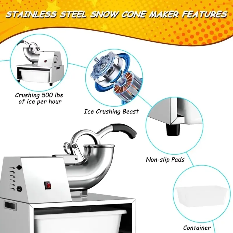 2026 최신형 반자동 제빙기 상업용 분쇄 얼음 제조기 - Commercial Kitchen Ice Machine 리뷰 및 가격
